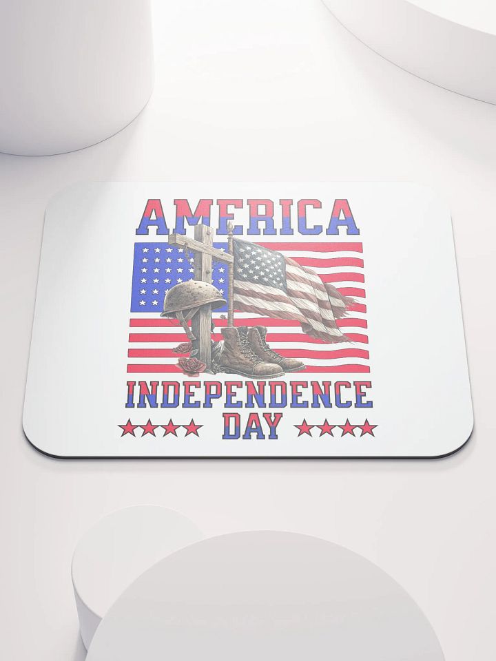 America Independence Day Patriotic Tribute Mouse Pad product image (2)