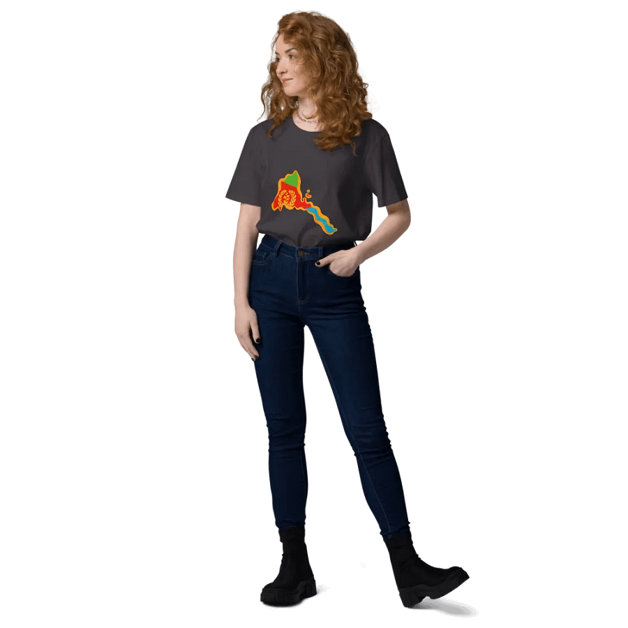 Eritrean Flag Emblem Organic T-Shirt product image (142)