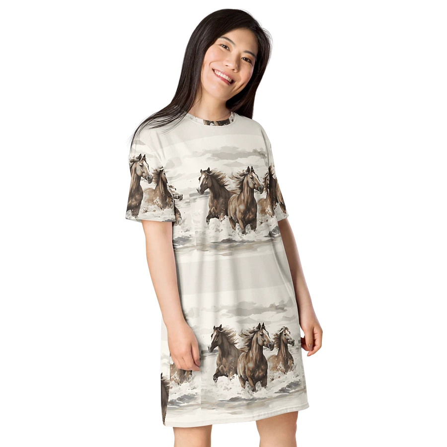 Galloping Grace Horse T-Shirt Dress product image (13)