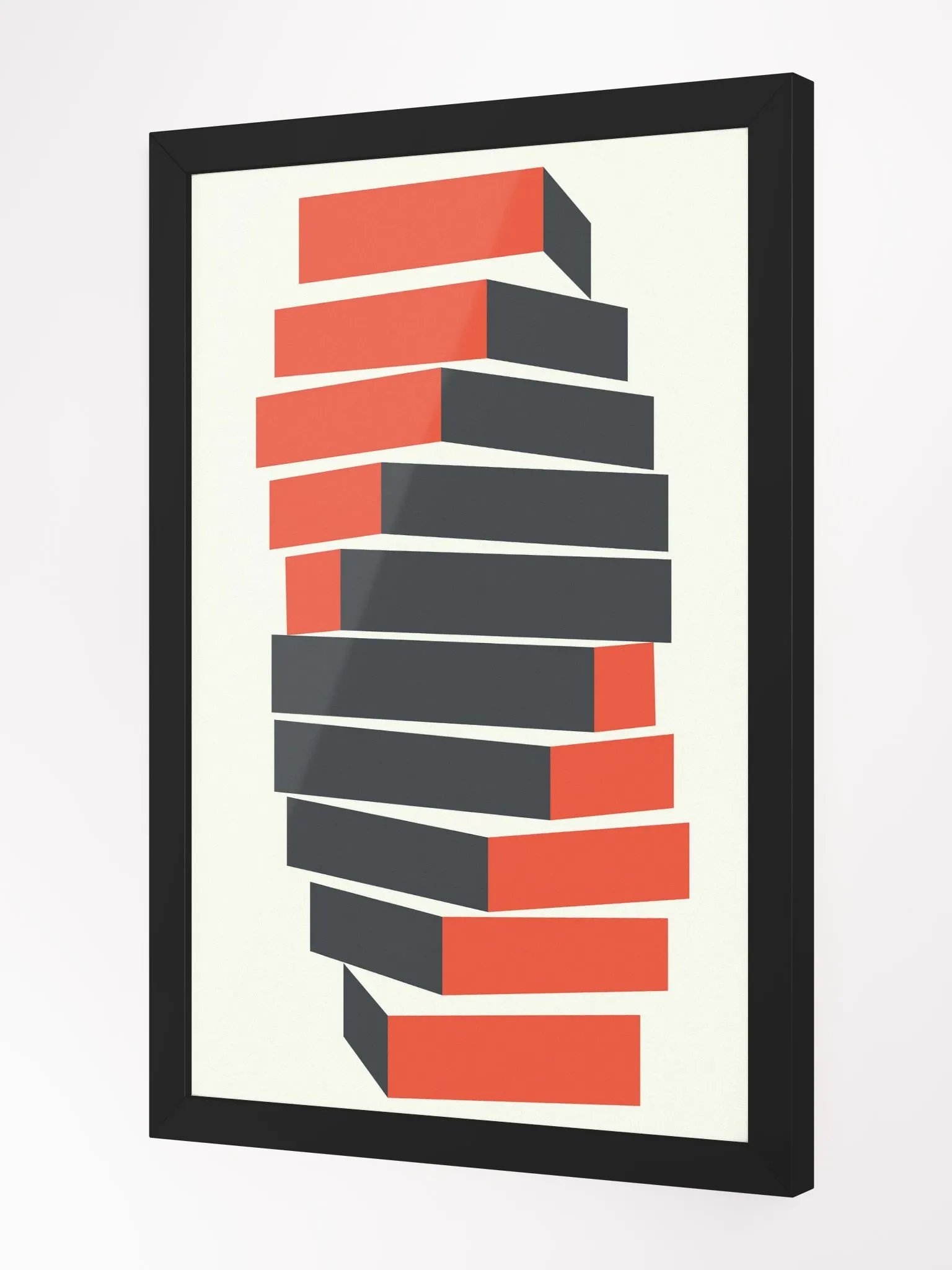 Twisting Blockade Framed Poster product image (22)