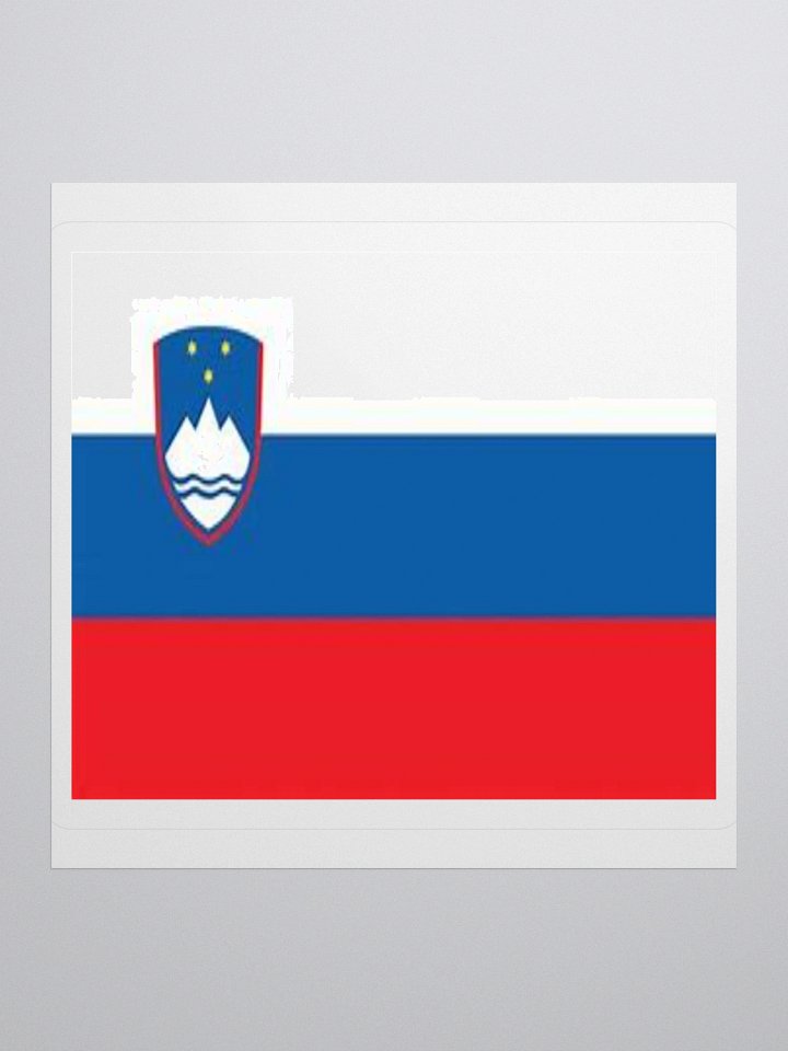 Exclusive Slovenia Flag Kiss-Cut Stickers - High-Quality Vinyl, Multiple Sizes product image (2)