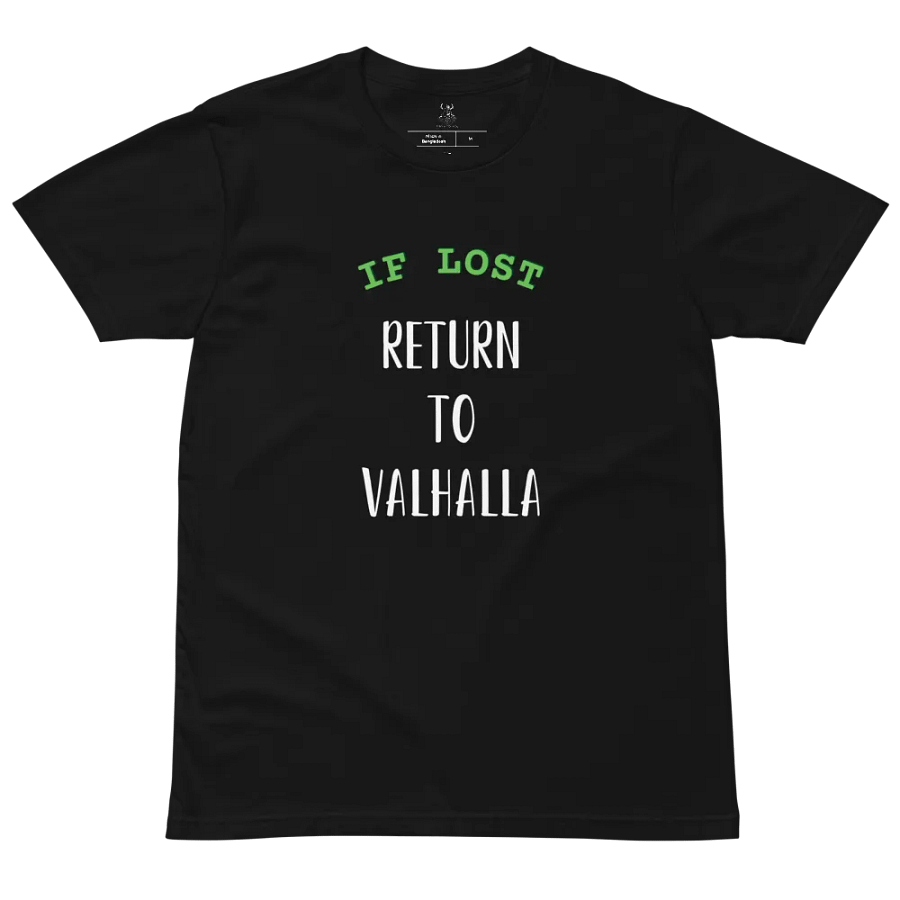 Slogan T-Shirt - Return To Valhalla product image (2)
