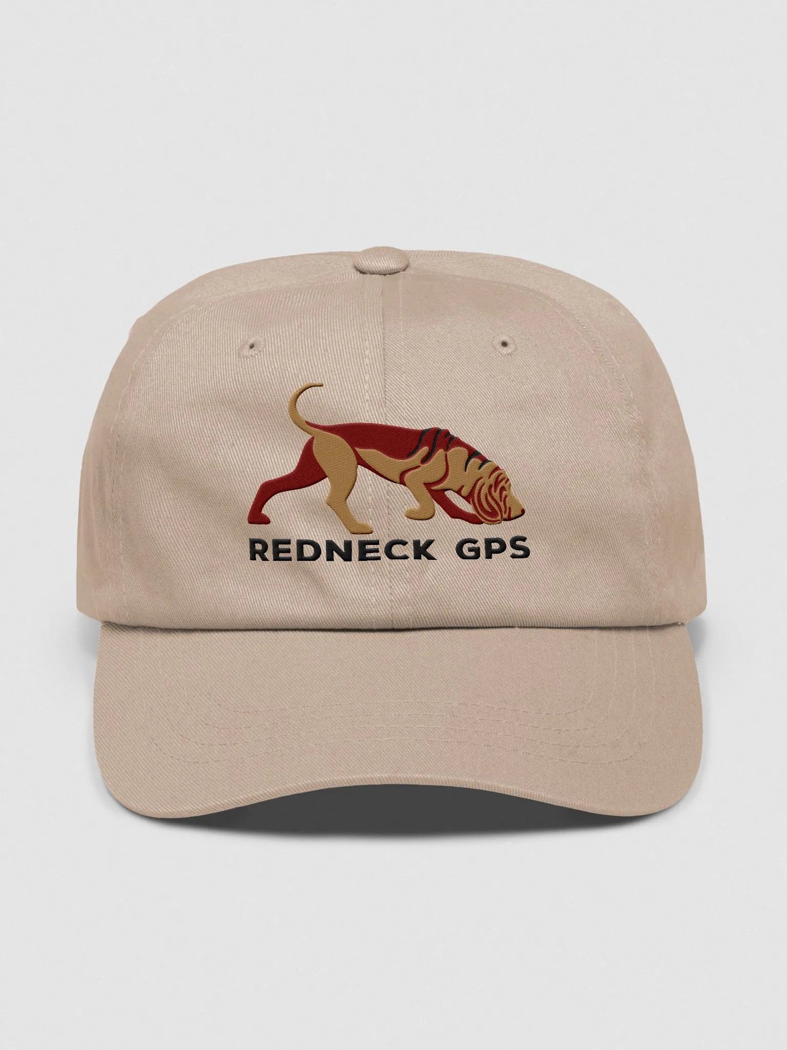 Redneck GPS Classic Dad Hat(Embroidered) of a Bloodhound product image (25)