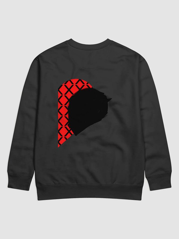 Valentine Matching Road Helmet Heart Crewneck (Right) product image (2)