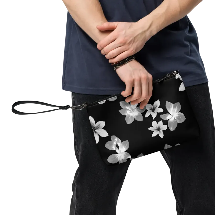 Volcanic Ash Caribbean Flower Print | Crossbody Bag product image (8)