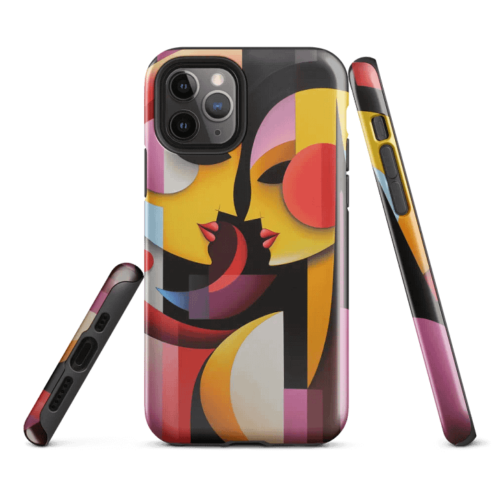 Abstract Faces iPhone® Tough Case product image (2)