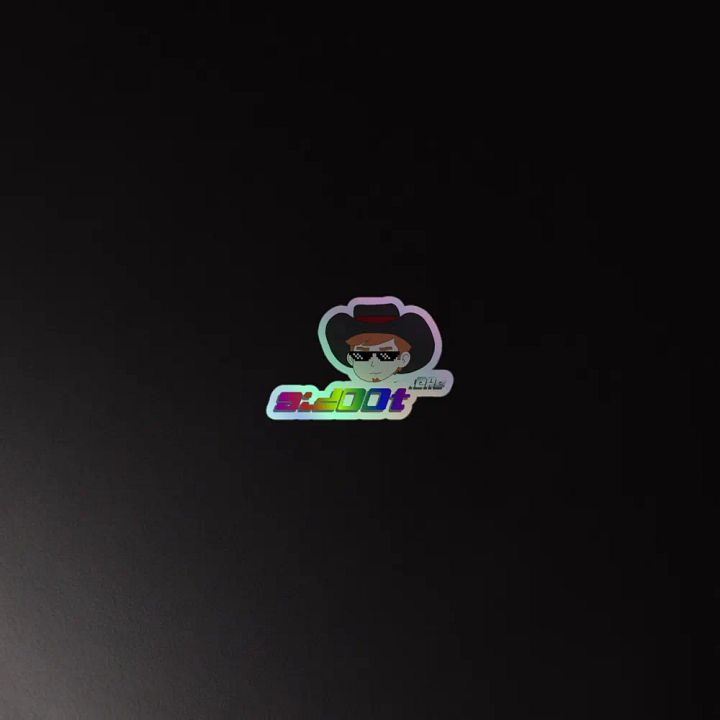 aid00t.exe Logo Sticker Sheet (Holographic) product image (4)