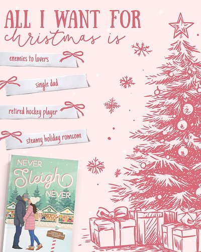 Childhood nemesis ✅
Holiday revenge ✅
Steamy truce in Santa’s workshop ✅
If enemies to lovers holiday romance is your weaknes...