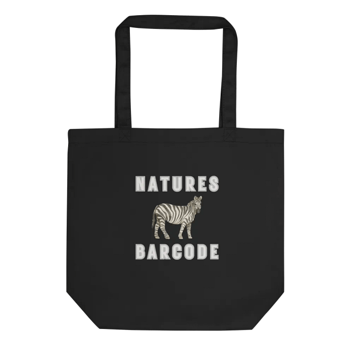 Nature's Barcode Zebra Tote Bag product image (1)