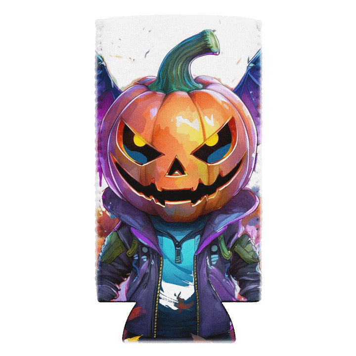 Halloween Jack-O'-Lantern Winged Can Cooler product image (2)