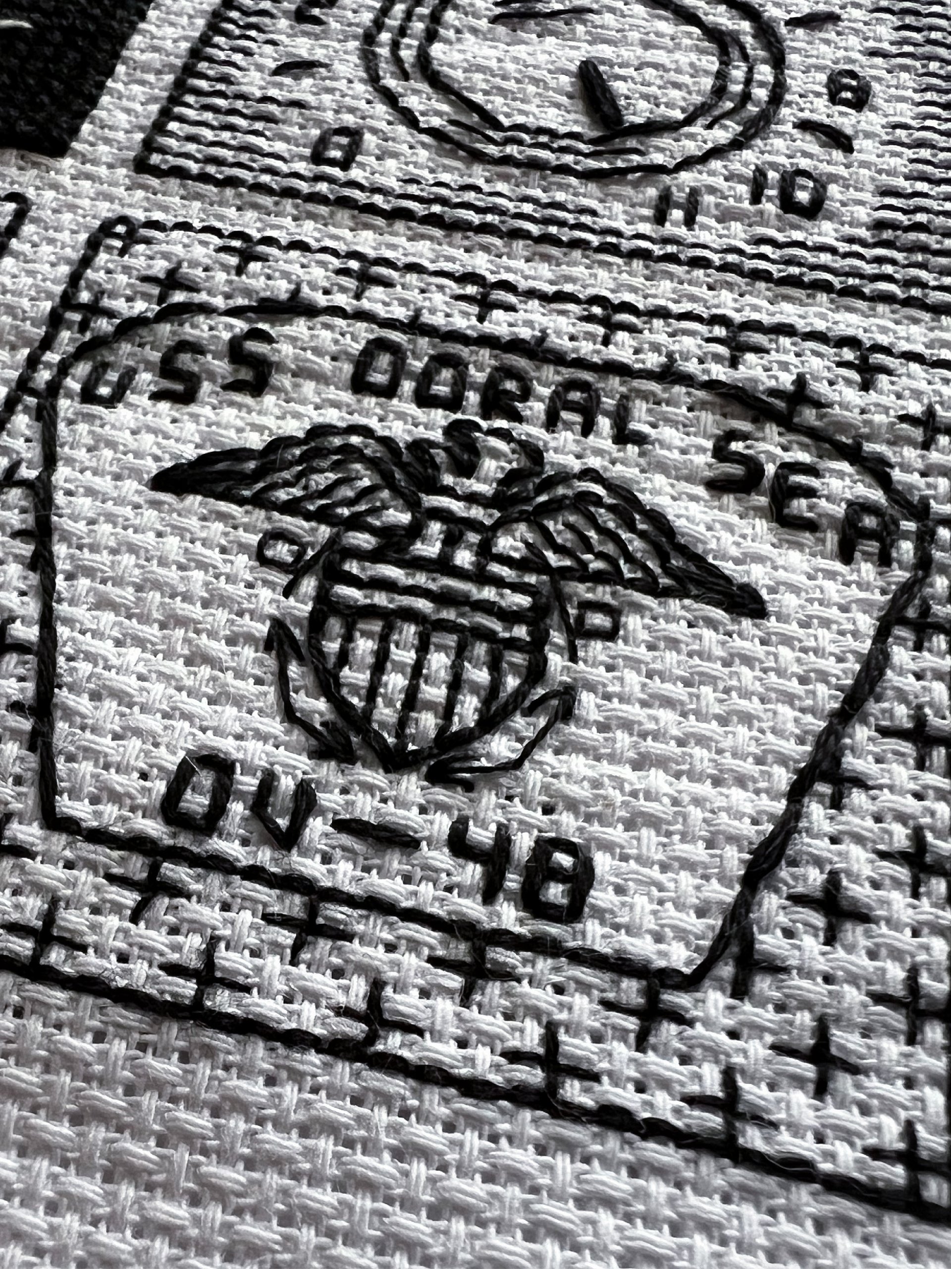 Lumbar Puncture • Blackwork Cross Stitch Pattern • PDF Digital Download product image (7)