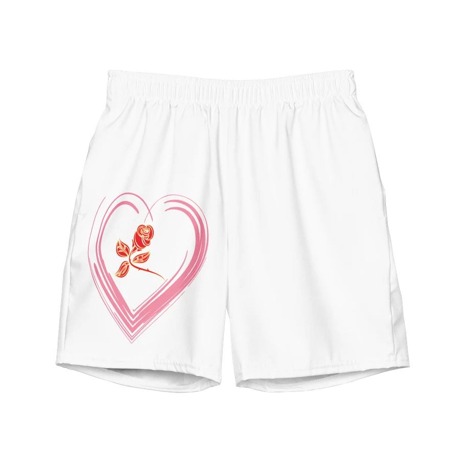 Golden Rose Heart All-Over Swim Trunks product image (2)