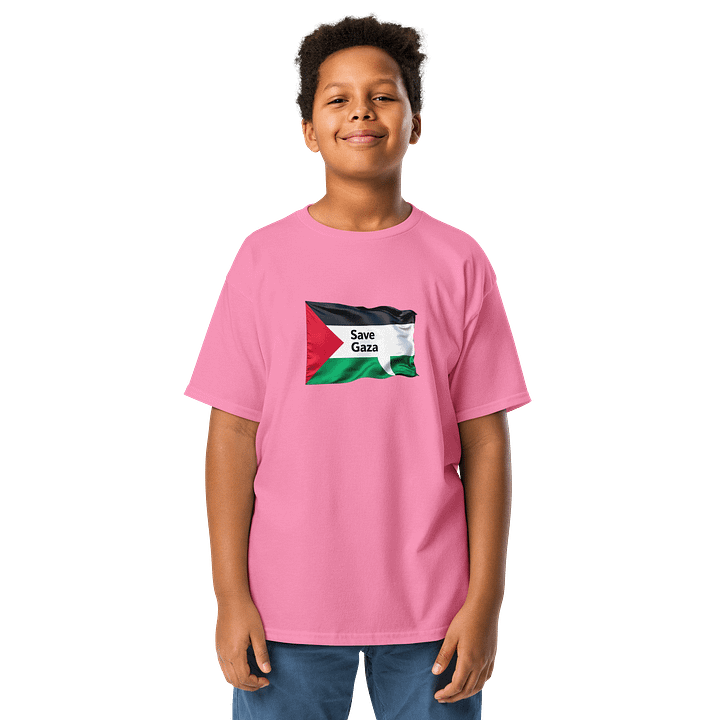 Save Gaza Flag image Youth Tee product image (4)