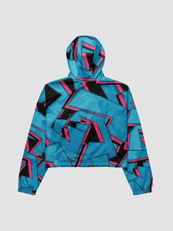 Wyld Megzie Crop Windbreaker Blue product image (2)