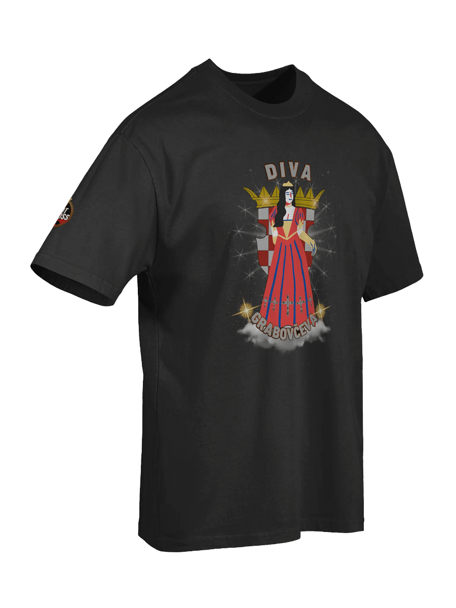 Crowned Patriot Diva Grabovčeva Oversized Tee product image (7)