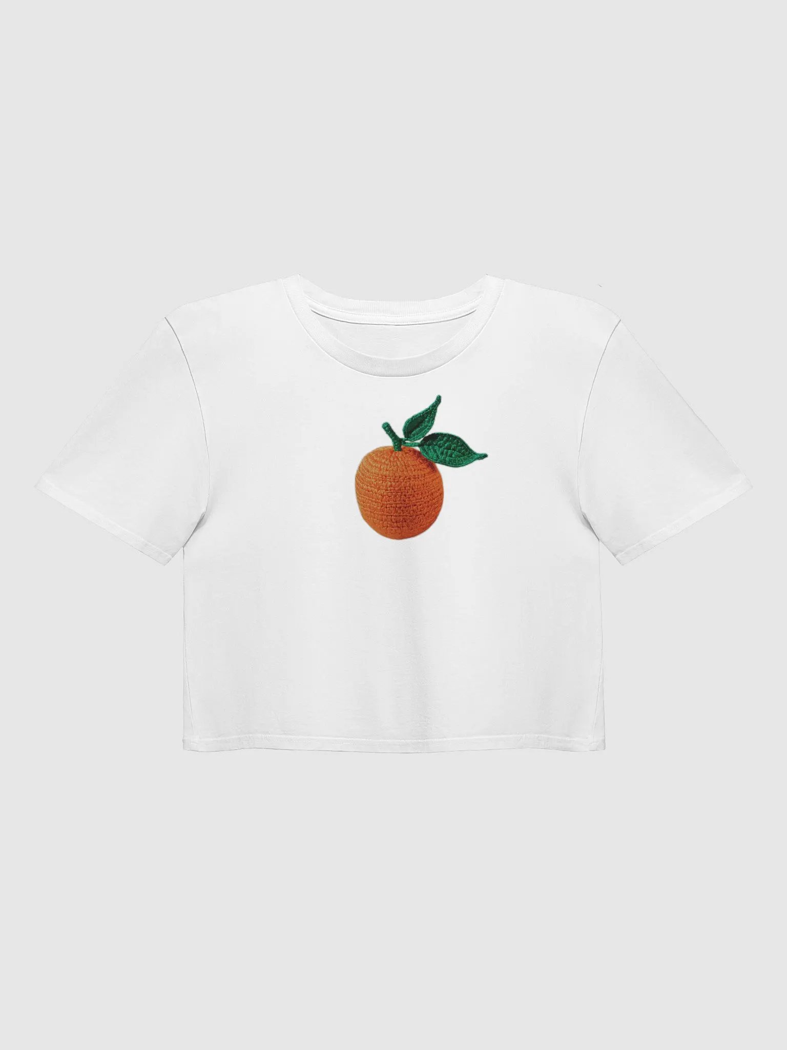 CozyAvocado Women's Premium Orange Crop Top #14 product image (1)