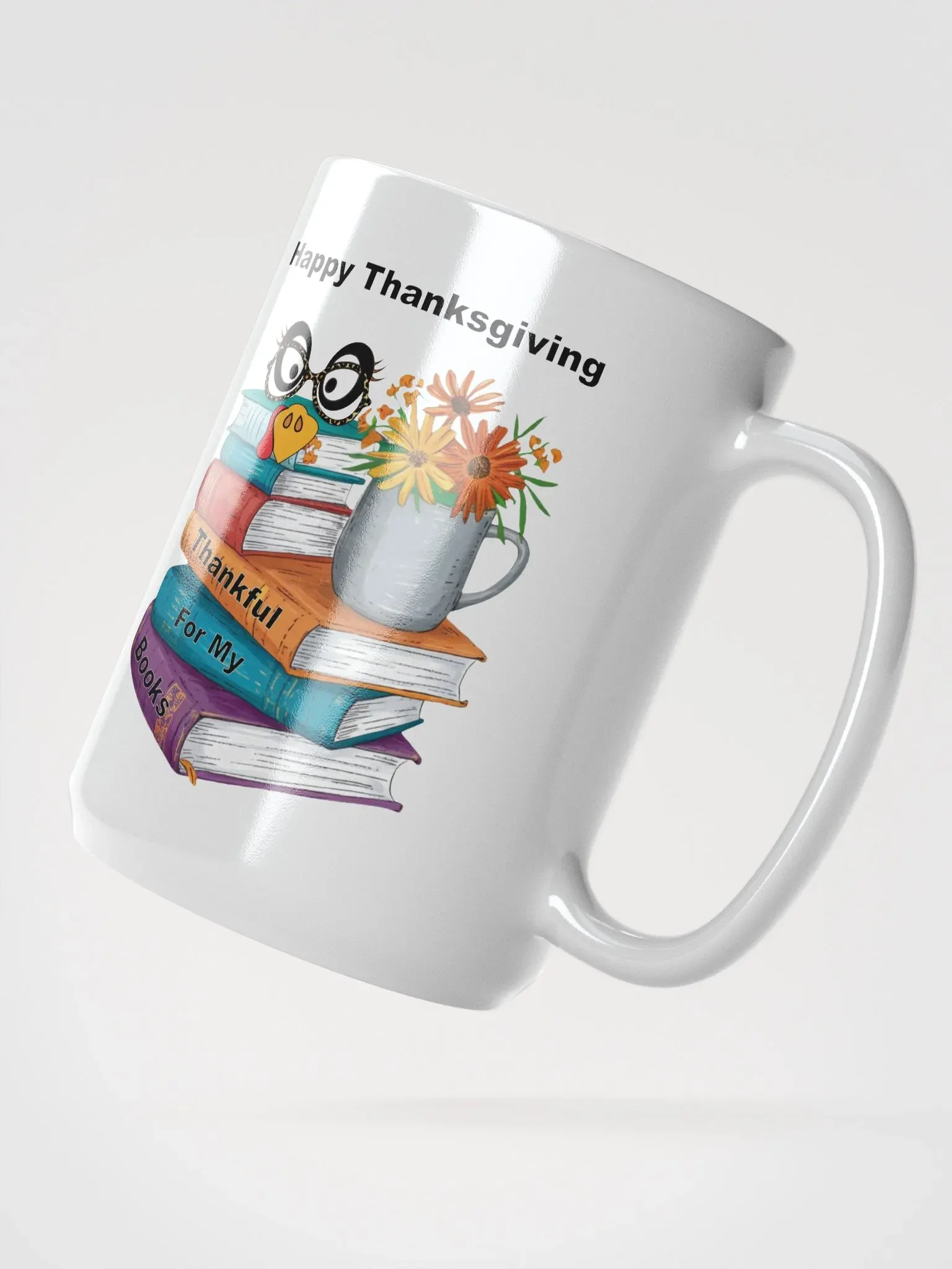 Thankful for books Tall Mug product image (2)