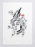 Monster Medusa Sticker product image (1)