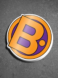 B-Dot Logo Sticker (Halloween Edition) product image (1)