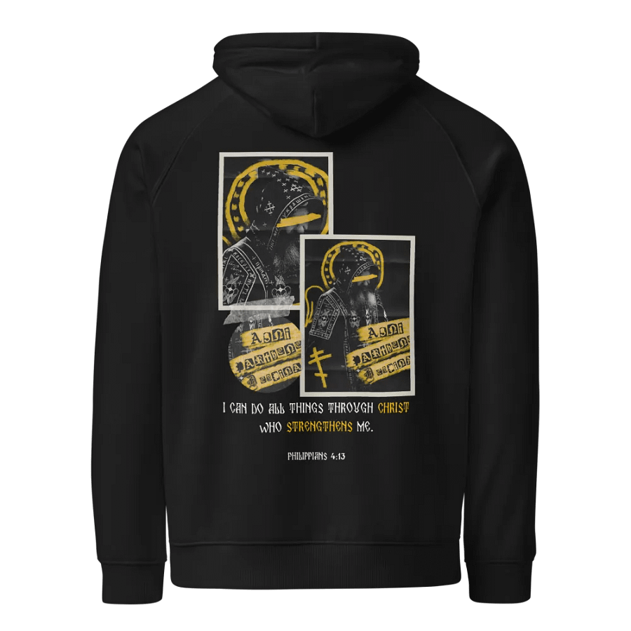 All Things Through Christ Raglan Hoodie product image (2)