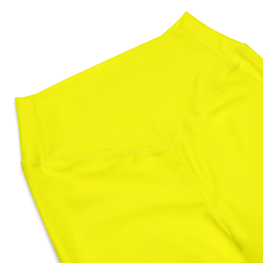 Plain Color Yellow Flare Leggings product image (9)