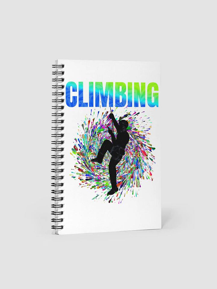 Climbing Spiral Male Notebook - Climb to New Heights product image (1)