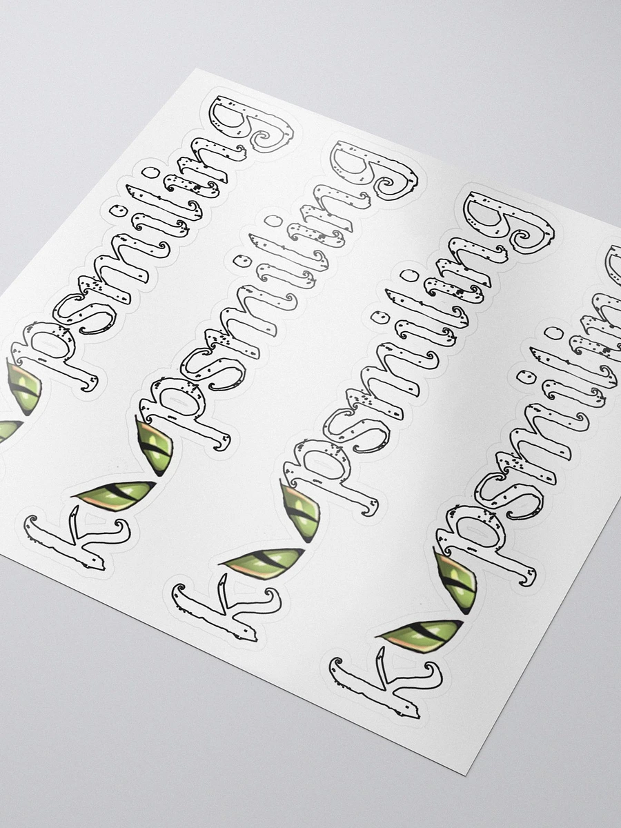 Keep Smiling w/eyes and white text sticker product image (3)