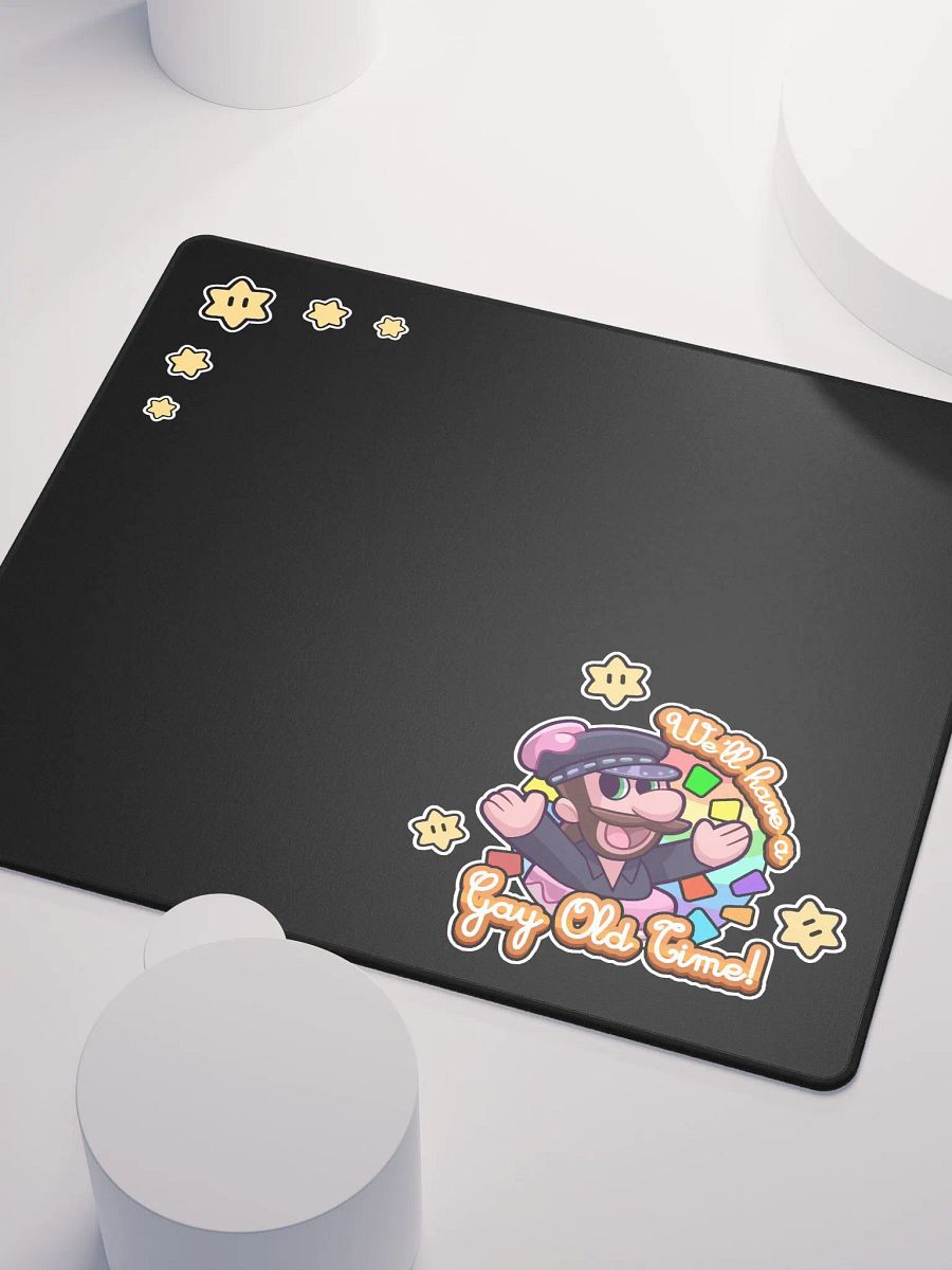 Gay Old Time: Black Mousepad product image (3)