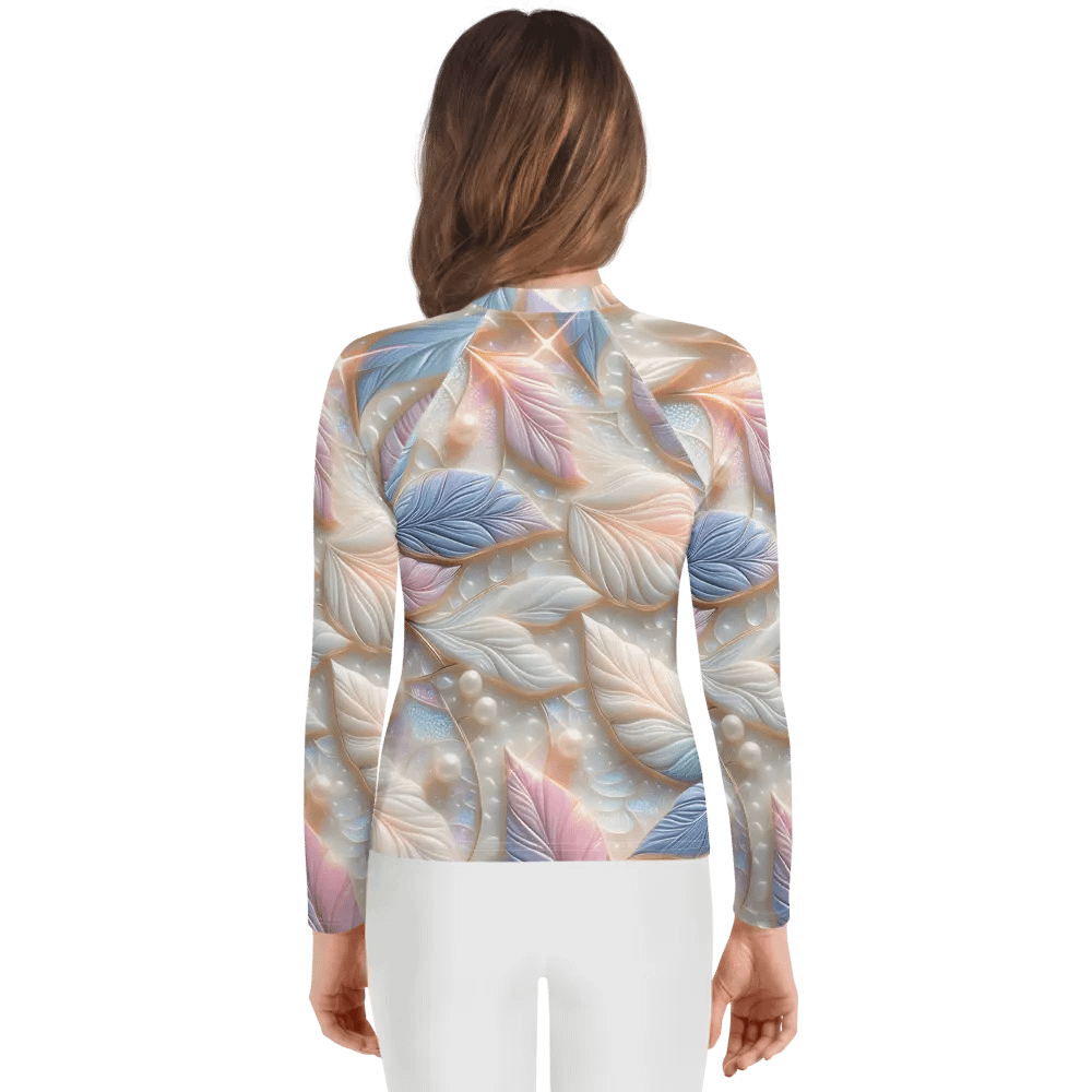 Dreamy Feathers Youth Rash Guard product image (2)