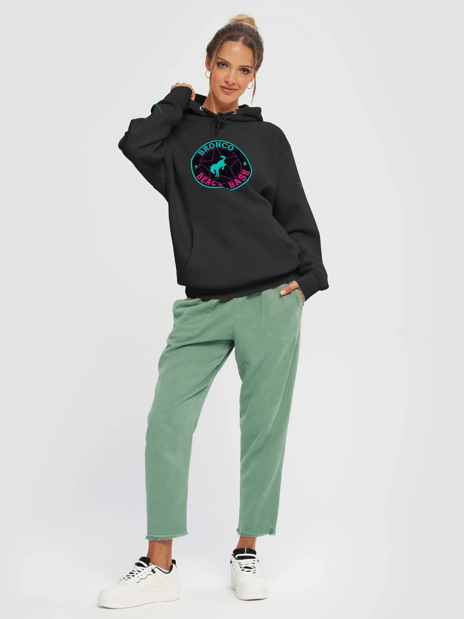 2025 Bronco Beach Bash Ocean City / Destination Bigfoot Bronco Collab Full Frontal Hoodie (Multiple Colors Available) product image (35)