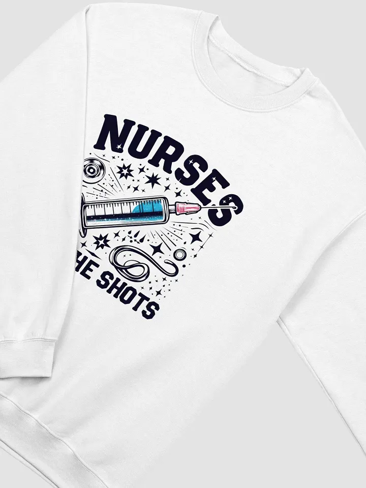 Nurse's Call the Shots Syringe Sweatshirt product image (8)