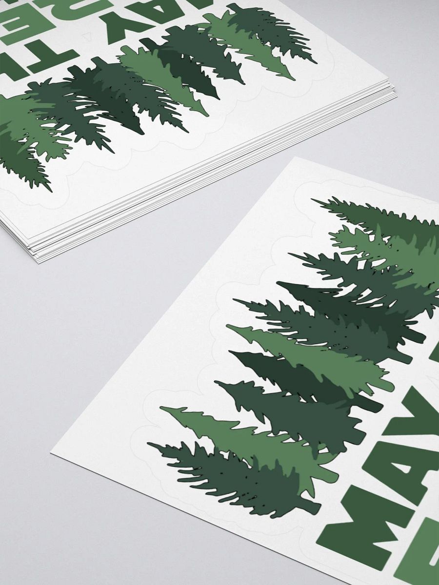 May the FOREST Be With You Alt National Parks Sticker 3 SIZES! Kiss Cut Vinyl Decal product image (4)