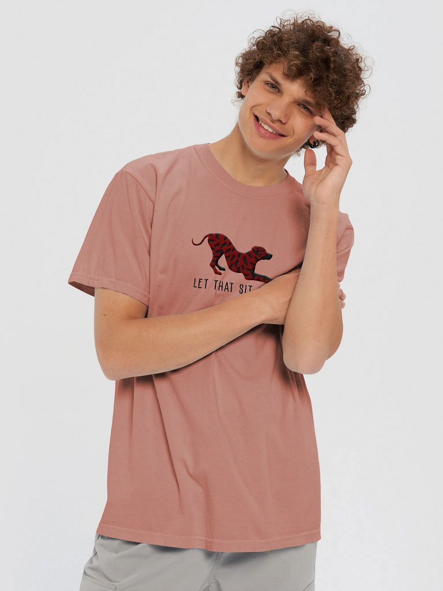 Let That Sit Go T-Shirt(Embroidered) of a Rhodesian Ridgeback(Brindle) product image (21)