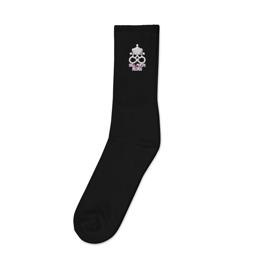 SPR Embroidered Crew Socks (White Logo) product image (1)
