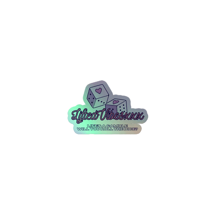 Pink XXX Holographic Sticker product image (1)