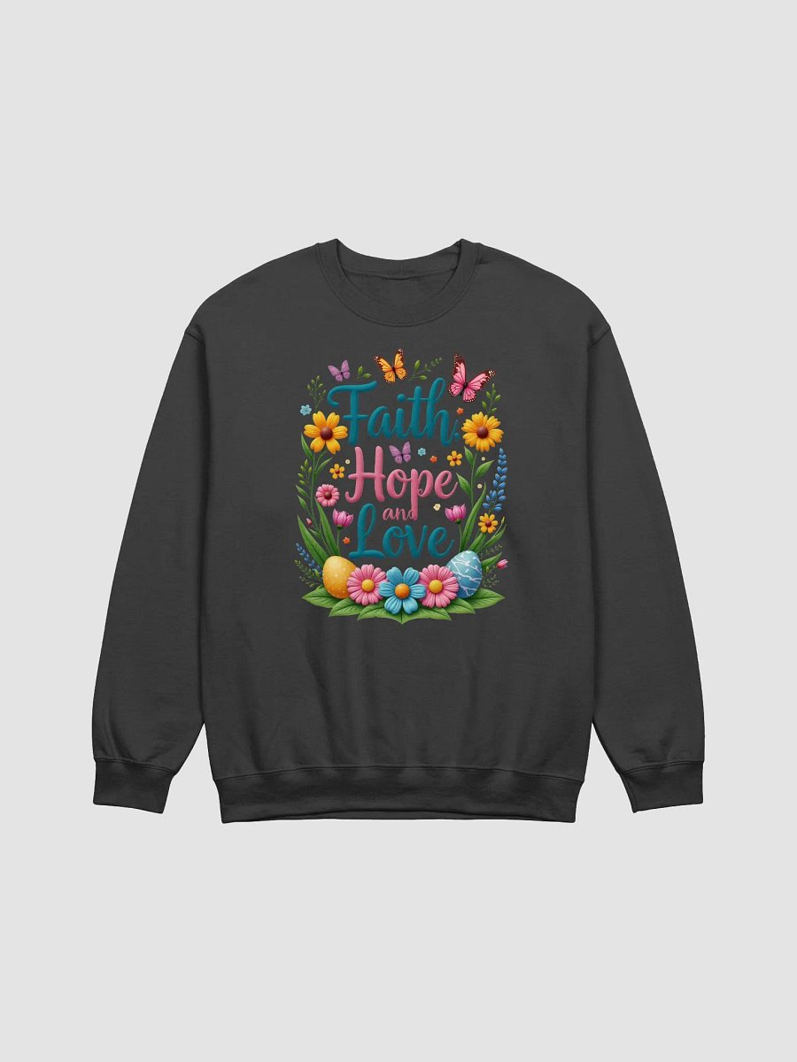 Faith, Hope, and Love Floral Sweatshirt product image (1)
