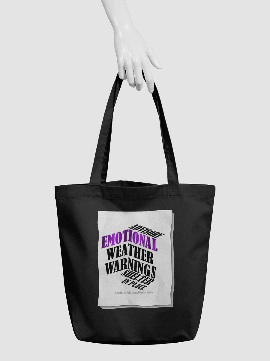 Emotional Weather Warning Tote – IWS Official Advisory product image (3)