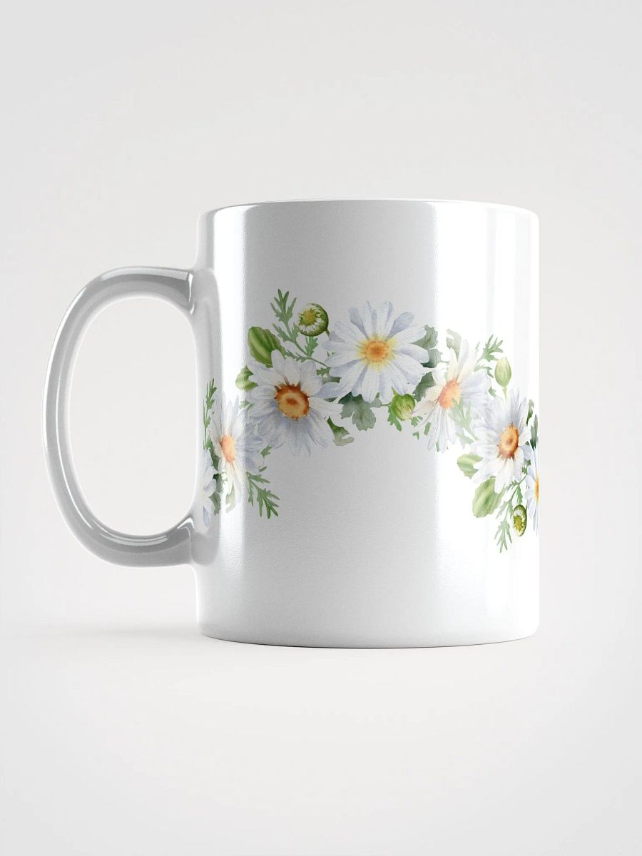 Daisy White Ceramic Mug product image (11)
