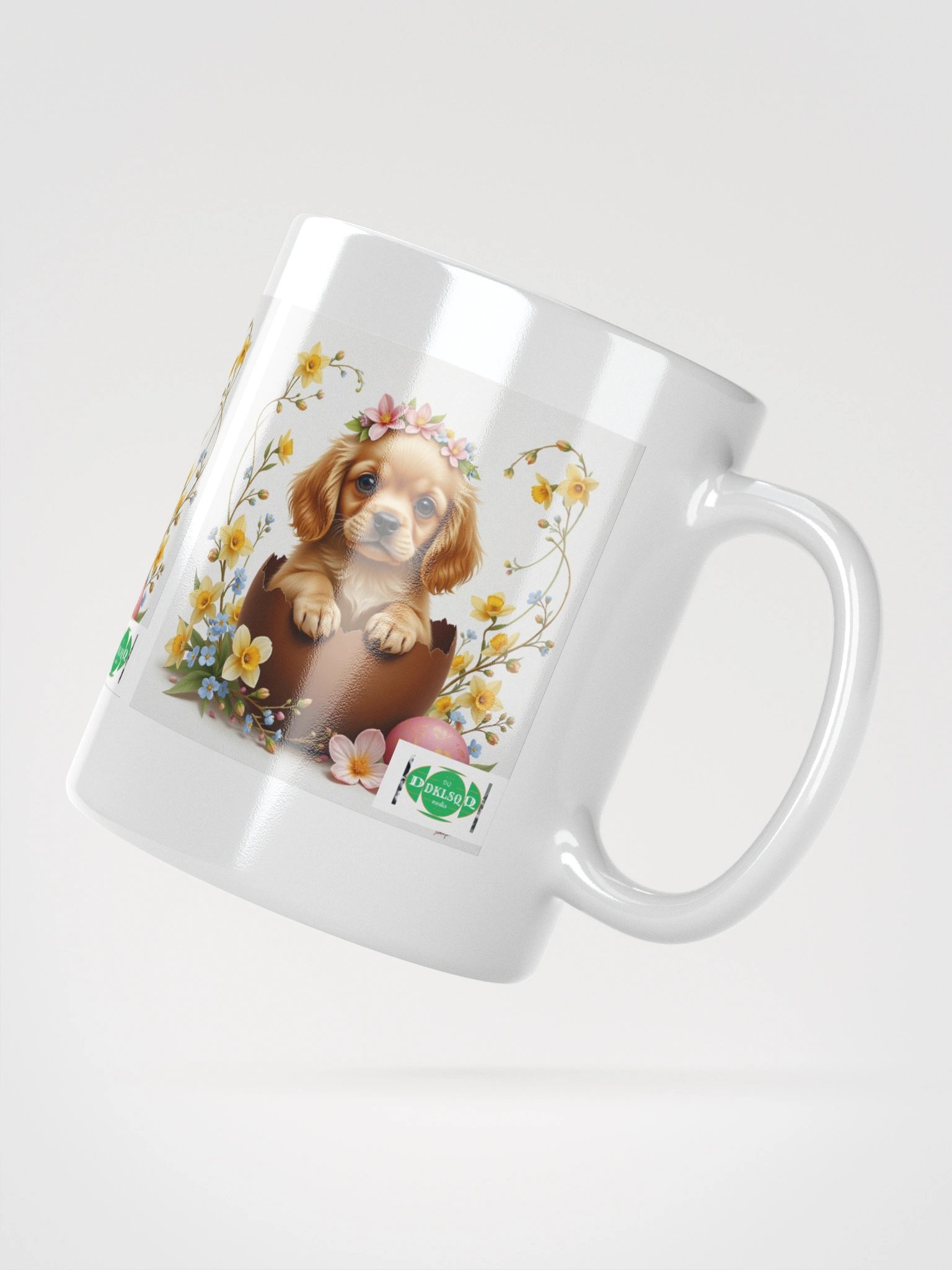 Floral Pup Paradise Mug product image (4)