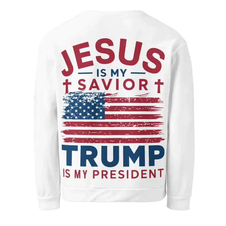 Savior & President All-Over Print Sweatshirt product image (2)