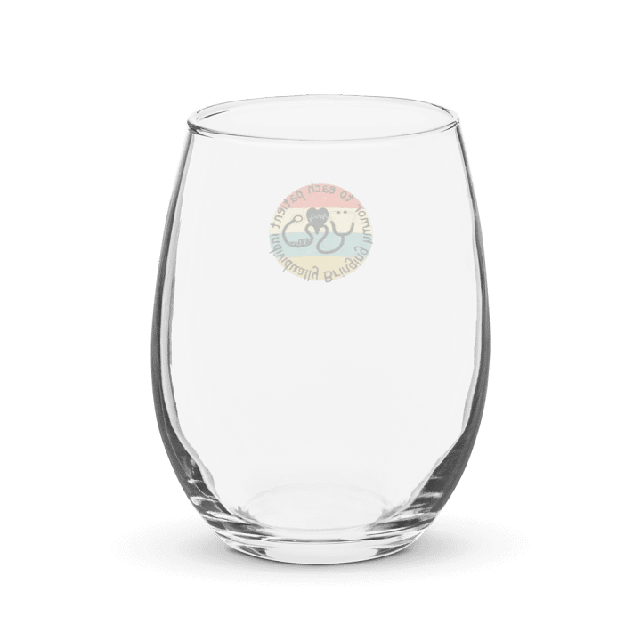 Bringing humor to each patient individually Stemless Wine Glass product image (2)