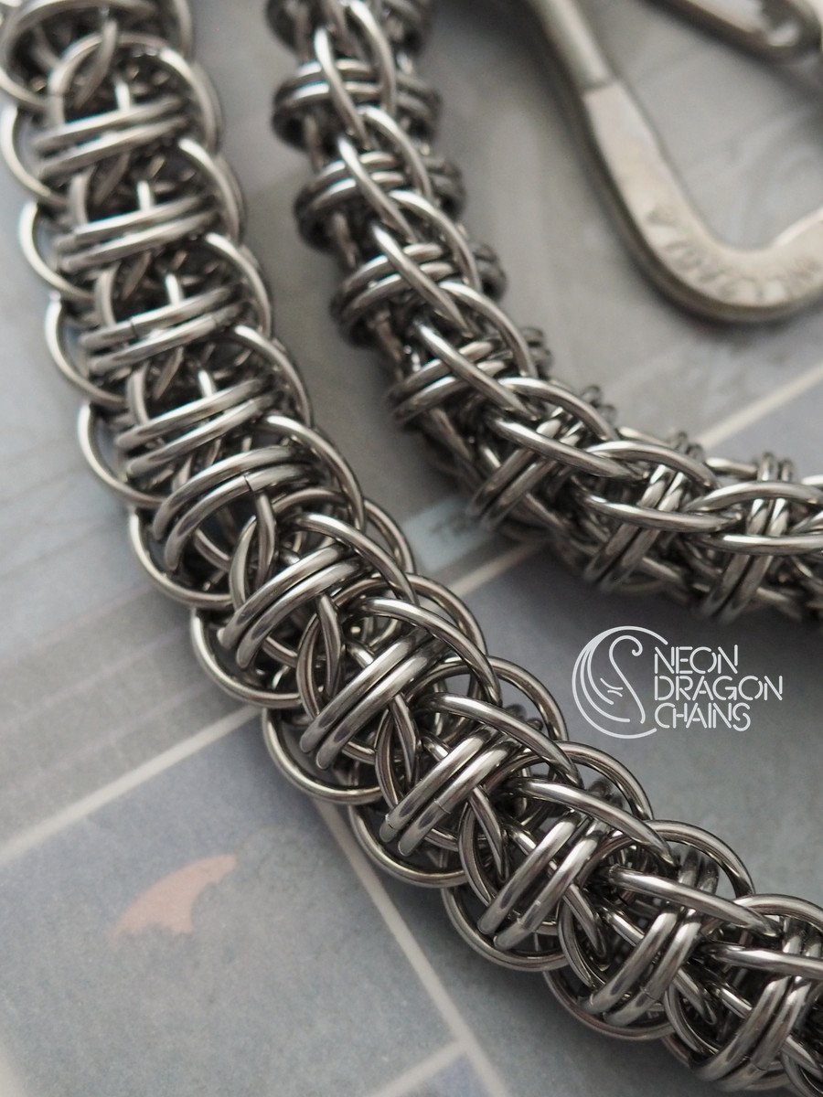 Fire Wyrm Wallet Chain / OOAK product image (2)
