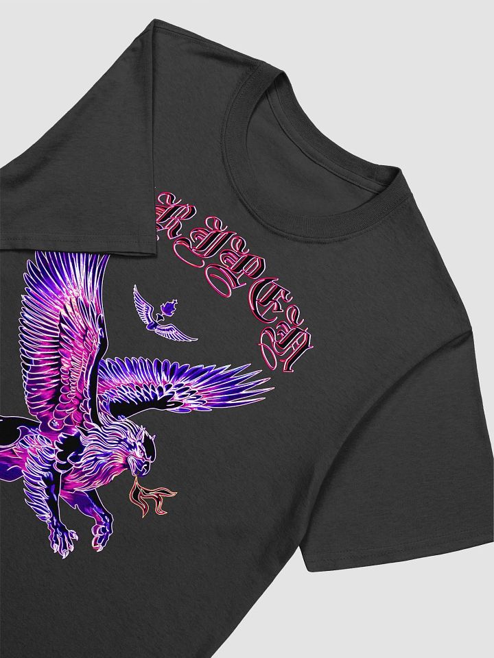 Gripen Flying Magenta//Griffin/Gildan 64000 Unisex Softstyle T-Shirt by Gildan Printed on demand (DTFX) by DUBOW product image (2)