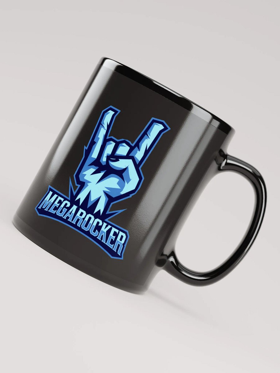 MegaRocker Horns Up Blue Logo Mug product image (4)