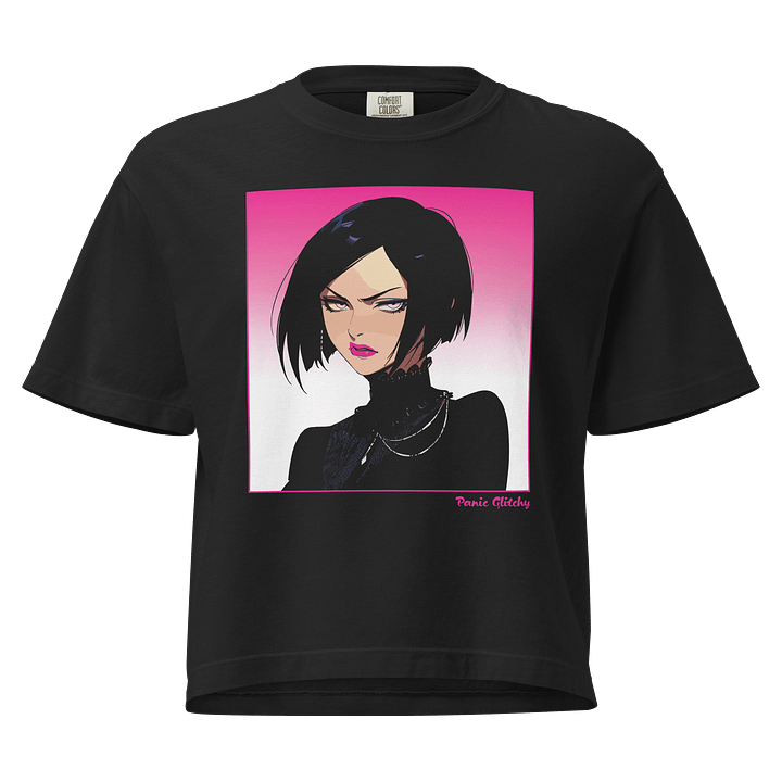 Radiant Gradient Pink Gothick Ladies Boxy Tee product image (1)