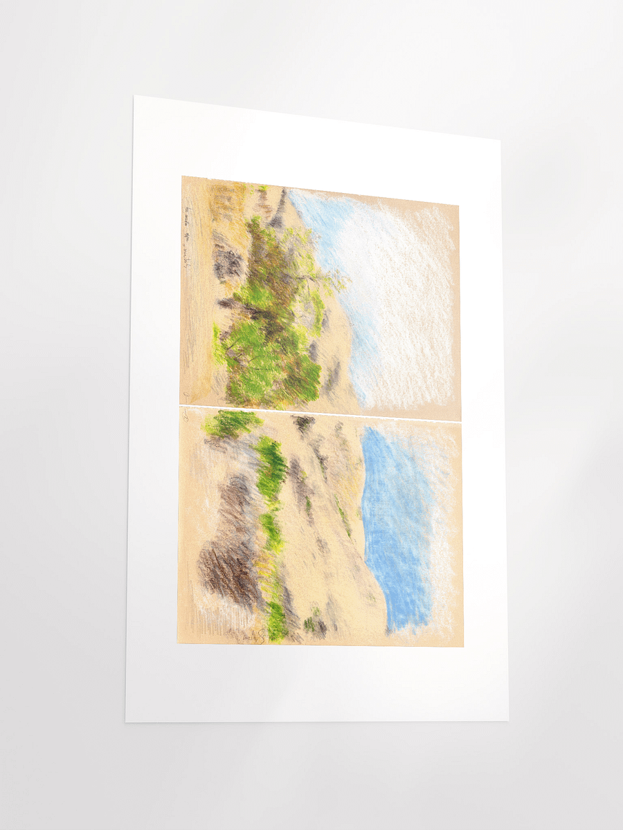 Leo Carillo State Park, CA #1 & #2 (diptych) 09.08.86 print product image (4)