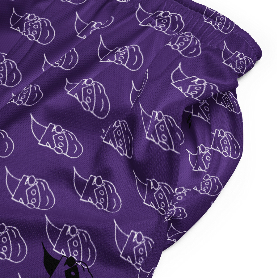 Purple Pattern KB Ball Shorts product image (5)