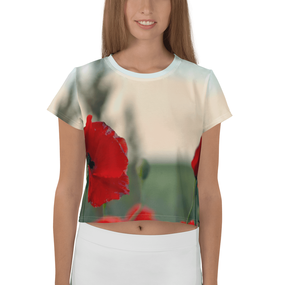 Crop-Top - Mohnblumen product image (1)