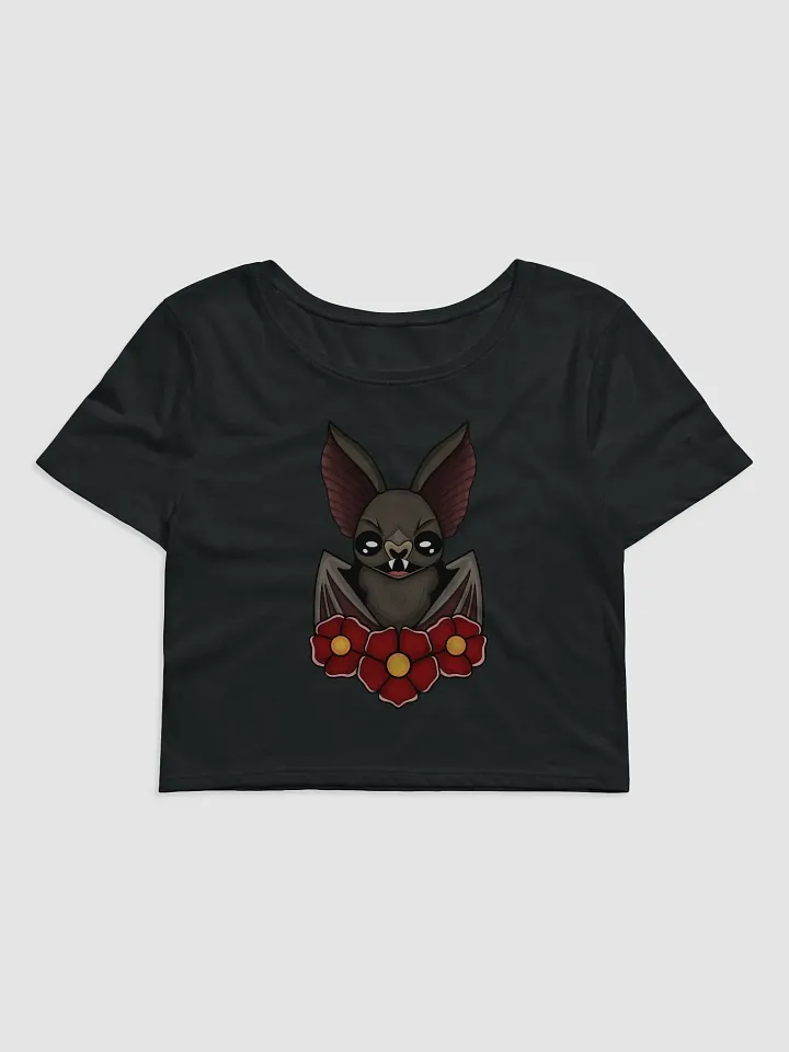 Floral Bat Cropped T-Shirt product image (1)