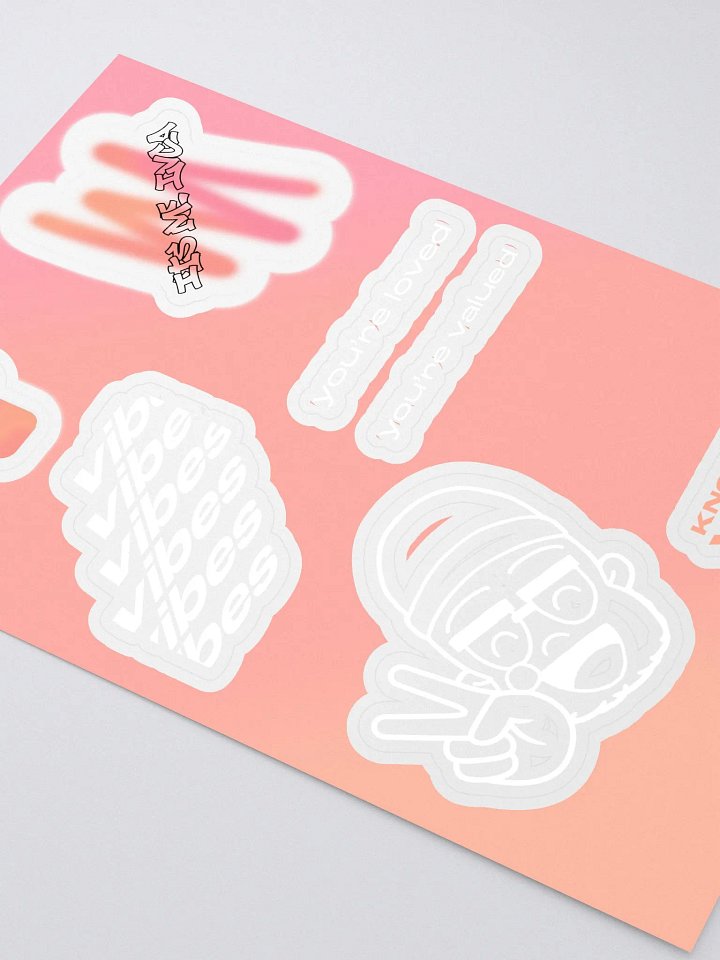 Merch Drop Season 2 Sticker Sheet product image (2)
